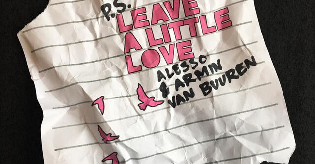 Alesso & Armin van Buuren veröffentlichen "Leave A Little Love"