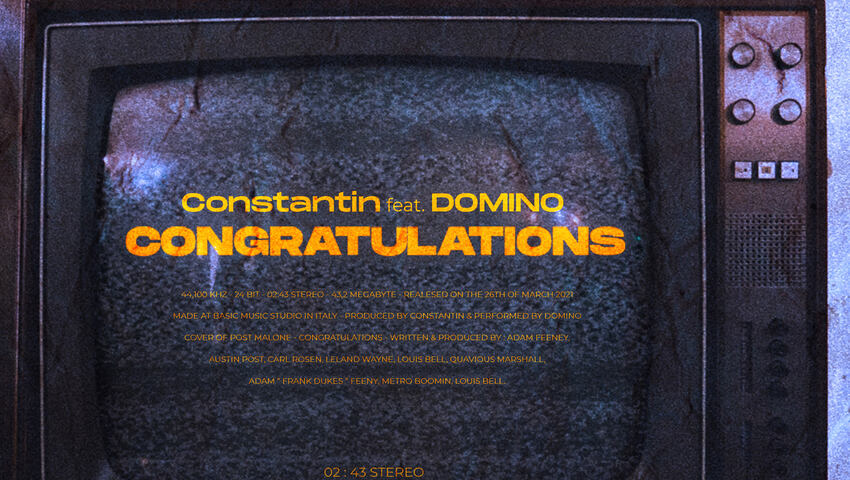 Constantin feat. Domino veröffentlichen "Congratulations"